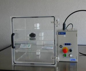 Caja de vacio y presion - control de hermeticidad